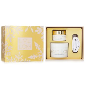 Eve Lom Begin & End Gift Set: Cleanser 200ml + Moisture Cream 50ml + Muslin Cloth