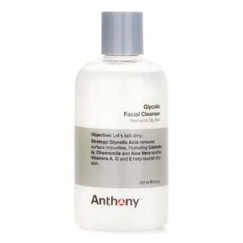 Logistics For Men Glycolic Facial Cleanser - For Normal/ Oily Skin