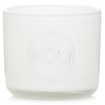 iKOU Eco-Luxury Aromacology Natural Wax Candle Glass - Zen (Green Tea & Cherry Blossom)