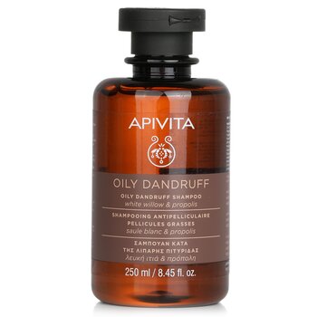 Apivita Oily Dandruff Shampoo with White Willow & Propolis (For Oily Scalp)
