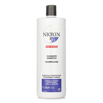 Nioxin Derma Purifying System 6 Cleanser Shampoo (Chemically Treated Hair, Progressed Thinning, Color Safe)