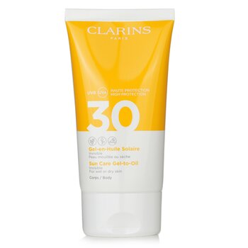 Clarins Sun Care Body Gel-to-Oil SPF 30 - For Wet or Dry Skin