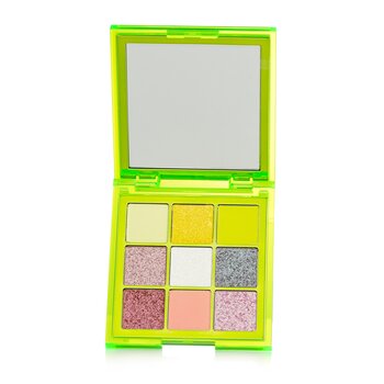 Huda Beauty Neon Obsessions Pressed Pigment Eyeshadow Palette (9x Eyeshadow) - # Neon Green