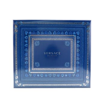 Versace Eau Fraiche Coffret: Eau De Toilette Spray 100ml/3.4oz + Bath&Shower Gel 150ml/5oz + Eau De Toilette Spray 10ml/0.3oz
