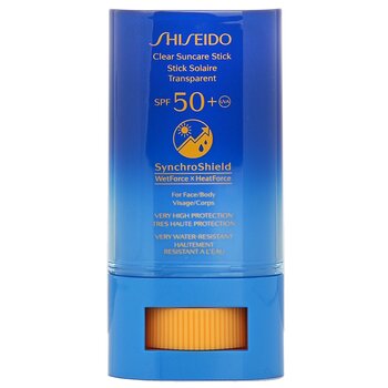 Shiseido Clear Suncare Stick SPF 50+ UVA - For Face/Body (Very High Protection & Very Water-Resistant)