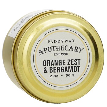Paddywax Apothecary Candle - Orange Zest & Bergamot
