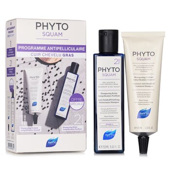 Phyto Phytosquam Kit: Intensive Shampoo 125ml/4.22oz + Purfiying Shampoo 250ml/8.45oz