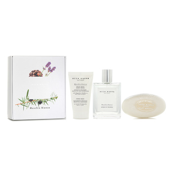 Acca Kappa White Moss Set (1x Eau De Cologne Spray 100ml + 1x Hand Cream 75ml + 1x Soap 150g)