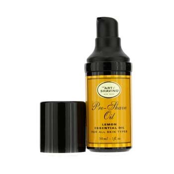 Pre Shave Oil - Lemon Essential Oil (Travel Size, Pump, For All Skin Types)