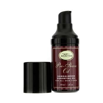 Pre Shave Oil - Sandalwood Essential Oil (Travel Size,Pump, For All Skin Types)