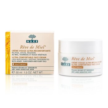 Reve De Miel Ultra Comfortable Face Night Cream (Dry & Sensitive Skin)