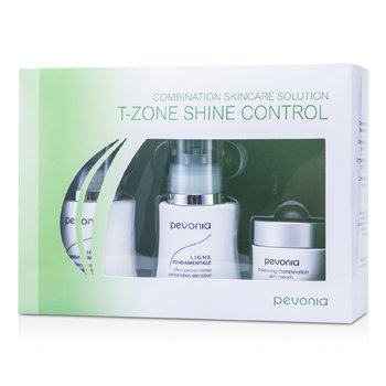 Combination Skincare Solution - T-Zone Shine Control: Cleanser 50ml/1.7oz + Lotion 50ml/1.7oz + Cream20ml/0.7oz
